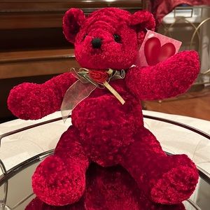 Valentine’s Red Teddy Bear NWT